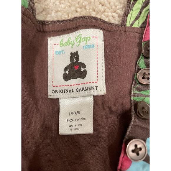 Baby Gap 18 - 24‎ months Girls Tropical Flower 2008 Easter Dress Outfit infant - Picture 5 of 9